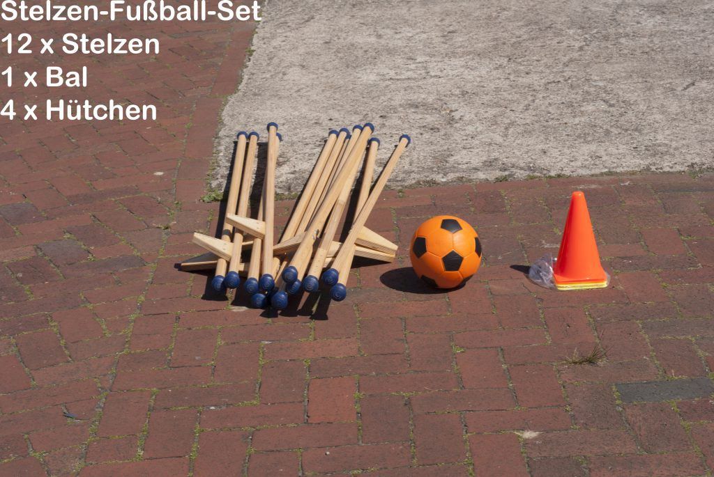 Stelzen-Fußball-Set